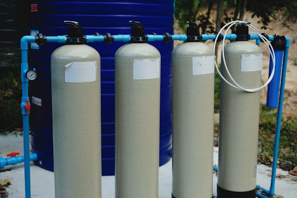 Water storage tanks and well system